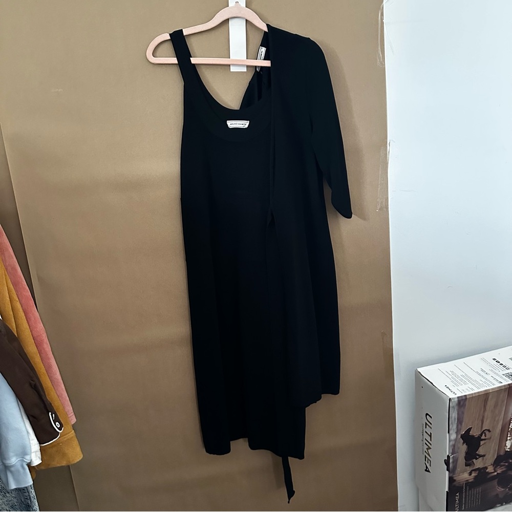 152 Sz 44 2pc Bruno Manetti Msrp $3500 Knit Dress/Jacket